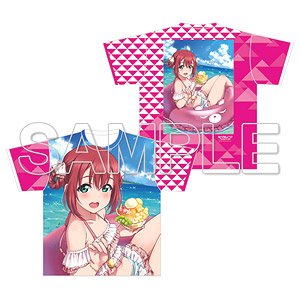 [Love Live! Sunshine!!] Full Graphic T-Shirt Ruby Kurosawa Swim Style Ver. (Anime Toy)