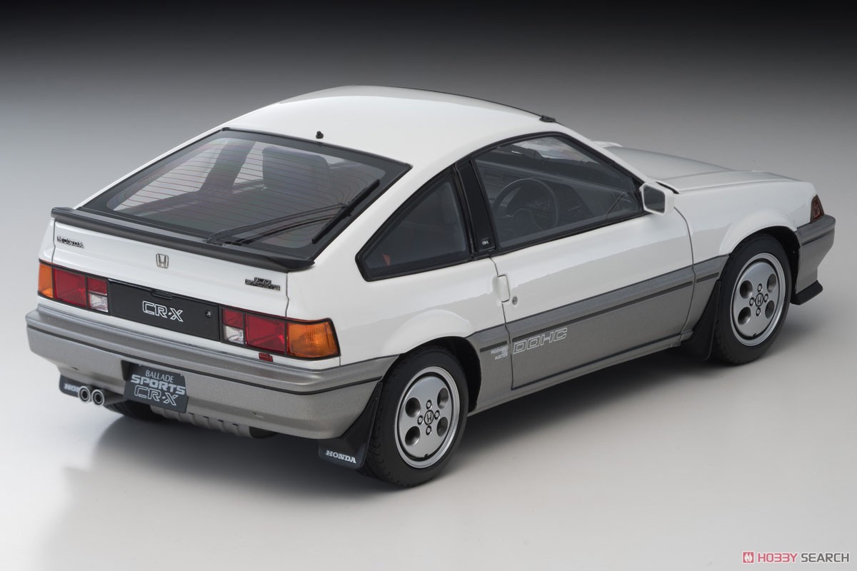 T-IG1812 Honda Ballade Sports CR-X Si (White/Gray) (Diecast Car) Item picture2