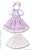 45 Sweet Sailor One Piece Set (Lavender x Pink Ribbon) (Fashion Doll) Item picture1