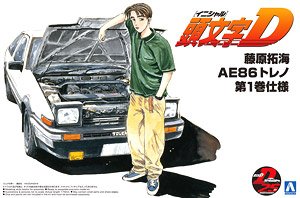 藤原拓海 AE86トレノ 第1巻仕様 (プラモデル)