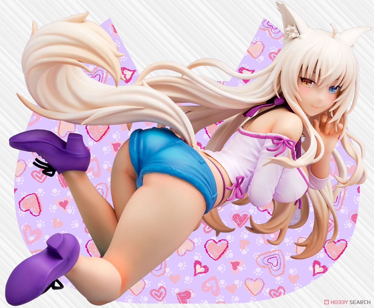 [Nekopara] Coconut Illustration by Sayori with Stretched Denim (PVC Figure) Item picture20