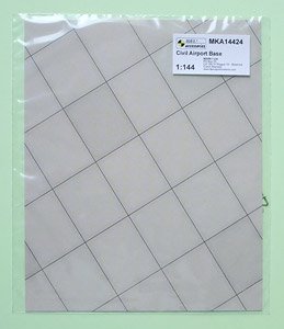 Civil Airport Base (Concrete Panels) (1 Pice) (Plastic model)