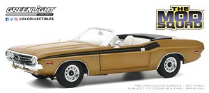 The Mod Squad (1968-73 TV Series) - 1971 Dodge Challenger 340 Convertible - Gold (Diecast Car)