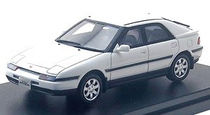 MAZDA FAMILIA ASTINA 1500 DOHC (1992) クリアホワイト (ミニカー)