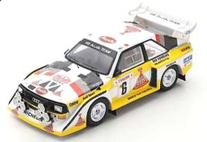 Audi Sport quattro S1 E2 No.6 3rd Rally Monte Carlo 1986 H.Mikkola - A.Hertz (ミニカー)
