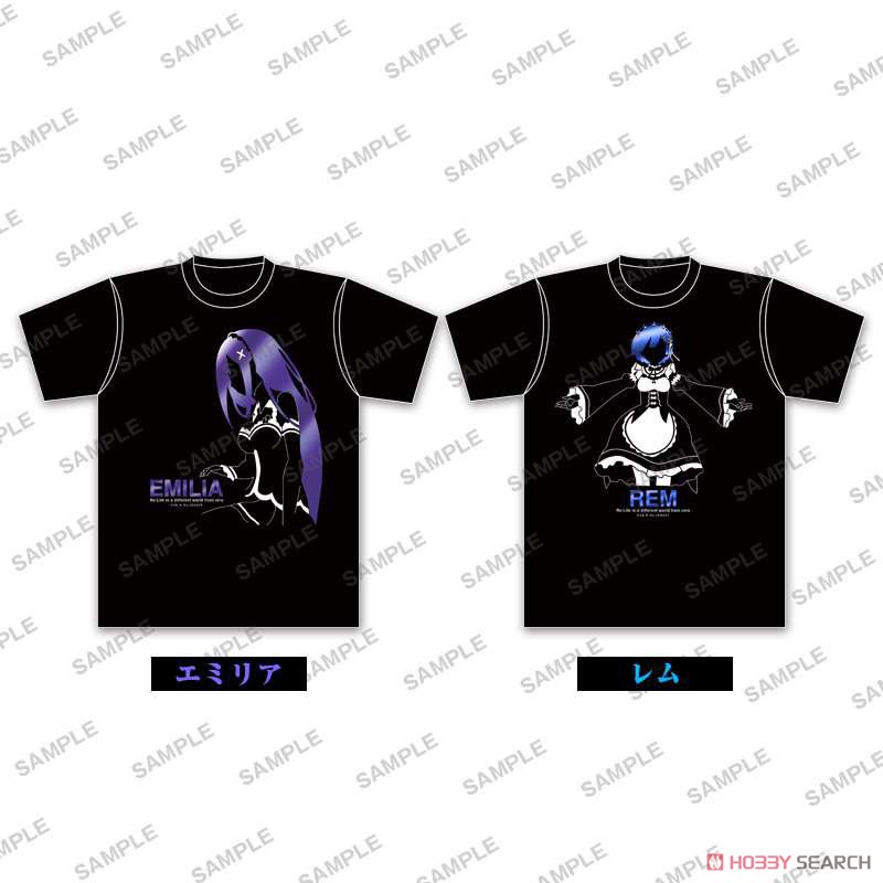 Re:Zero -Starting Life in Another World- Foil Print T-Shirt Rem (XL) (Anime Toy) Other picture1