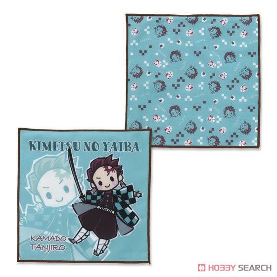 Yurutto Demon Slayer: Kimetsu no Yaiba Motif Design Mini Towel Set Tanjiro (Anime Toy) Item picture1