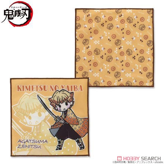 Yurutto Demon Slayer: Kimetsu no Yaiba Motif Design Mini Towel Set Zenitsu (Anime Toy) Item picture1