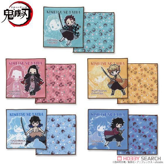 Yurutto Demon Slayer: Kimetsu no Yaiba Motif Design Mini Towel Set Zenitsu (Anime Toy) Other picture1