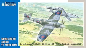 Spitfire Mk.XII Against V-1 Flying Bomb (Plastic model)