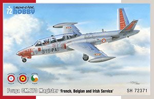 Fouga CM.170 Magister `French, Belgian and Irish Service` (Plastic model)