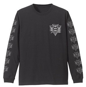 Evangelion Seele Long Sleeve T-Shirts Black XL (Anime Toy)
