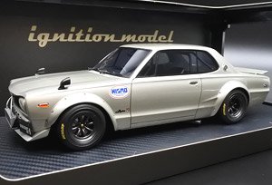 Nissan Skyline 2000 GT-R (KPGC10) Silver (ミニカー)