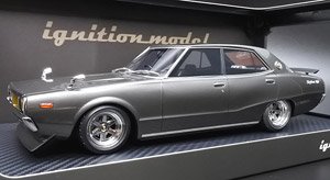 Nissan Skyline 2000 GT-X (GC110) Gun Metallic (ミニカー)