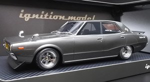 Nissan Skyline 2000 GT-X (GC110) Gun Metallic (Diecast Car)