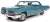 1962 ポンティアック ロイヤル ボブキャット カタリナ(アクアマリンブルー) (ミニカー) 商品画像1