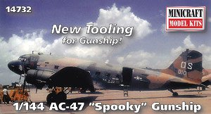 USAF AC-47 `Spooky` Gunship (Plastic model)