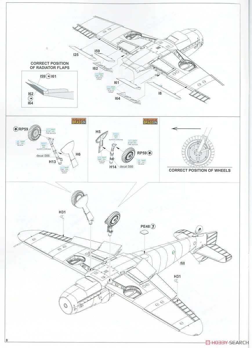 Wilde Sau : Episode One Ring of Fire Bf109G Limited Editon (Plastic model) Assembly guide6