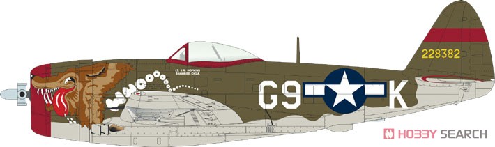 P-47D バブルトップ スーパー44 (プラモデル) 塗装1