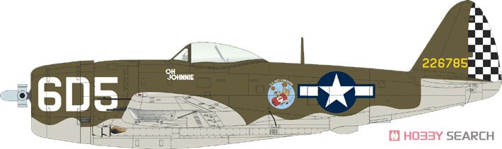 P-47D バブルトップ スーパー44 (プラモデル) 塗装2