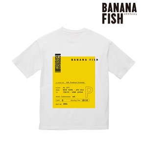 Banana Fish Big Silhouette T-Shirts Unisex XL (Anime Toy)