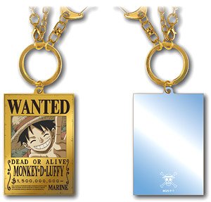 One Piece Wanted Document Acrylic Miror Luffy (Anime Toy)