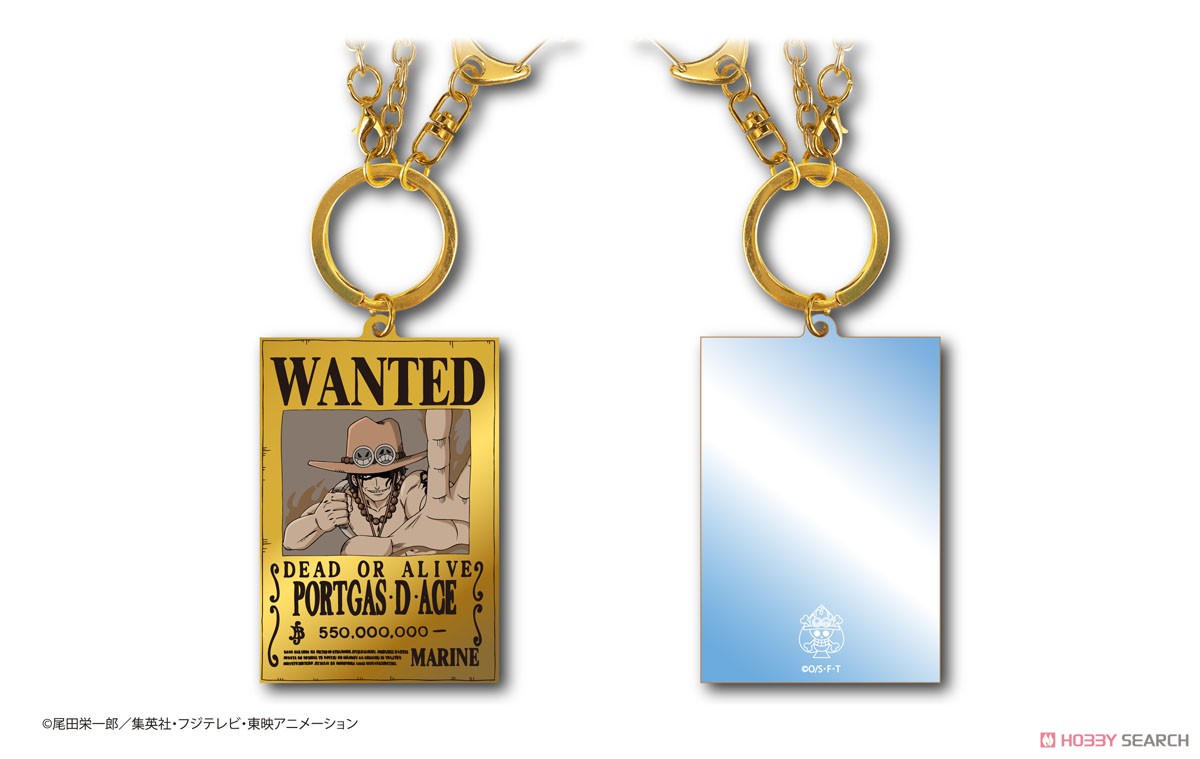 One Piece Wanted Document Acrylic Miror Ace (Anime Toy) Item picture1