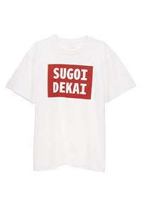 「宇崎ちゃんは遊びたい！」 SUGOI DEKAI Tシャツ(半袖/白) L (キャラクターグッズ)