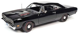 1969 Plymouth Road Runner Hemmings Muscle Machine X-9 Tuxedo Black (Diecast Car)