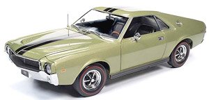 1968 AMC AMX (MCACN) (Light Green) (Diecast Car)