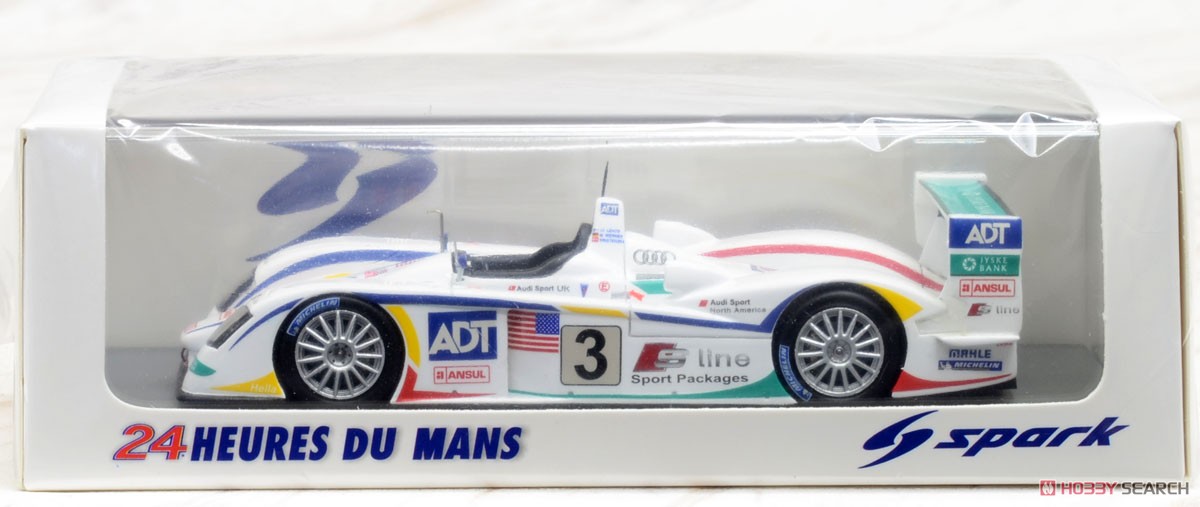 Audi R8 No.3 Winner 24H Le Mans 2005 M. Werner JJ Lehto T. Kristensen (Diecast Car) Package1