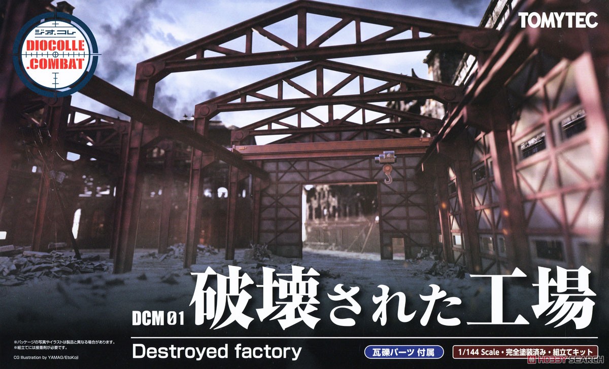 DCM01 Dio Com Destroyed Factory (Plastic model) Package1