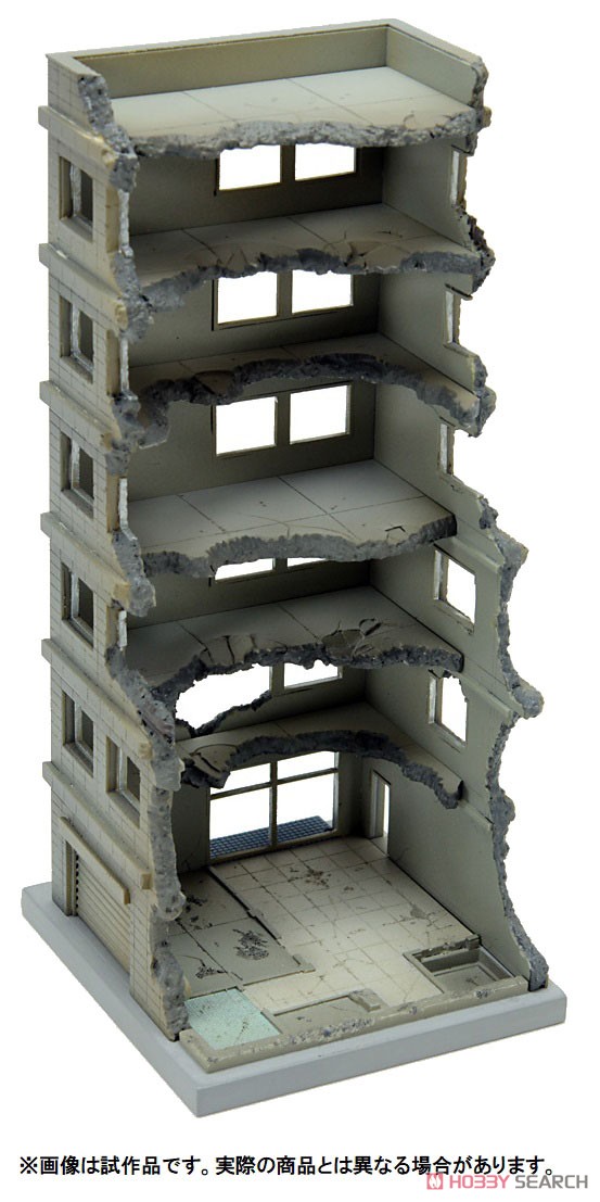 DCM02 Dio Com Destroyed Building A (Plastic model) Item picture1