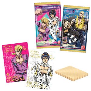 JoJo`s Bizarre Adventure: Golden Wind Wafer (Set of 20) (Shokugan)