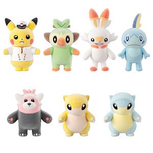 Pokemon Fluffy Doll 5 (Set of 10) (Shokugan)