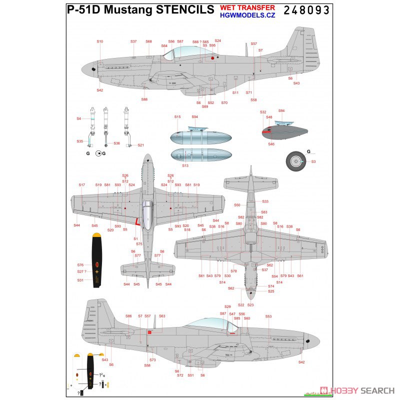 P-51D Mustang - Stencils (Decal) Other picture2
