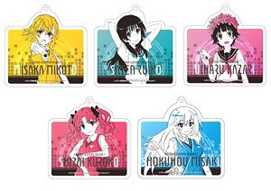 [A Certain Scientific Railgun T] 2 Tone Acrylic Key Ring Collection (Set of 5) (Anime Toy)