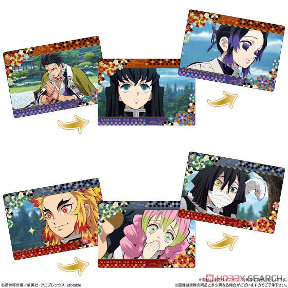 Demon Slayer: Kimetsu no Yaiba Famous Scene Retrospective Card Chocolate Snack (Set of 10) (Shokugan) Item picture9