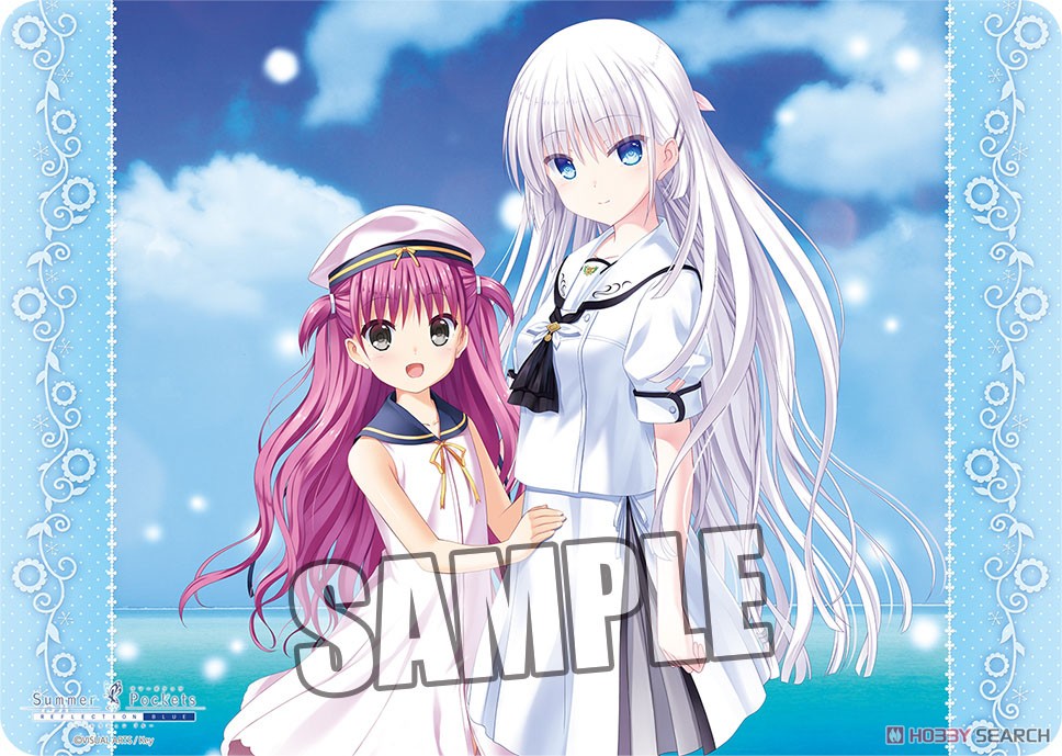キャラクター万能ラバーマット Summer Pockets REFLECTION BLUE 「しろは＆うみ」 (キャラクターグッズ) 商品画像1