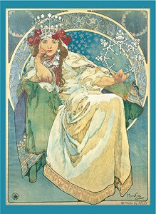 Broccoli Hybrid Sleeve Alfons Mucha [Princess Hyacinth] (Card Sleeve)