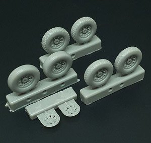 P-47N Wheels (3 Type of Pattern) (Plastic model)