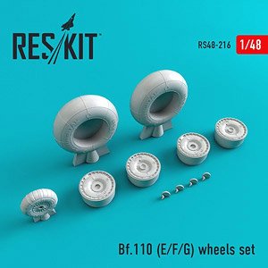 Messerschmitt Bf 110E/F/G Wheels Set (Plastic model)