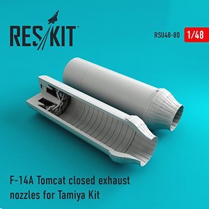 F-14A Tomcat Closed Exhaust Nozzles (for Tamiya) (Plastic model)
