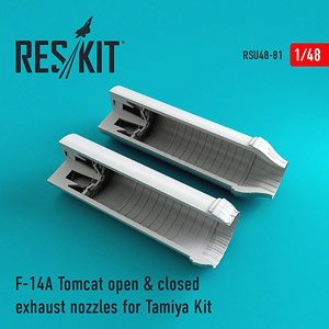 F-14A Tomcat Closed & Open Exhaust Nozzles (for Tamiya) (Plastic model)