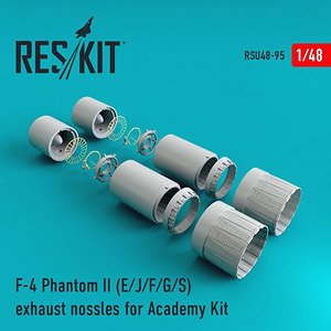 F-4E/J/F/G/S Phantom II Exhaust Nossles (for Academy) (Plastic model)