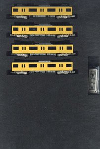 Keikyu Type New 1000 (Keikyu Yellow Happy Train, Yellow Door) Additional Four Middle Car Set (without Motor) (Add-on 4-Car Set) (Pre-colored Completed) (Model Train)