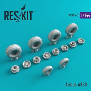 Airbus A320 Wheels Set (for Revell/Zvezda) (Plastic model)