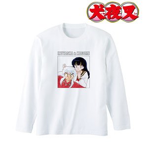 Inuyasha Inuyasha & Kagome Higurashi Long T-Shirts Unisex L (Anime Toy)