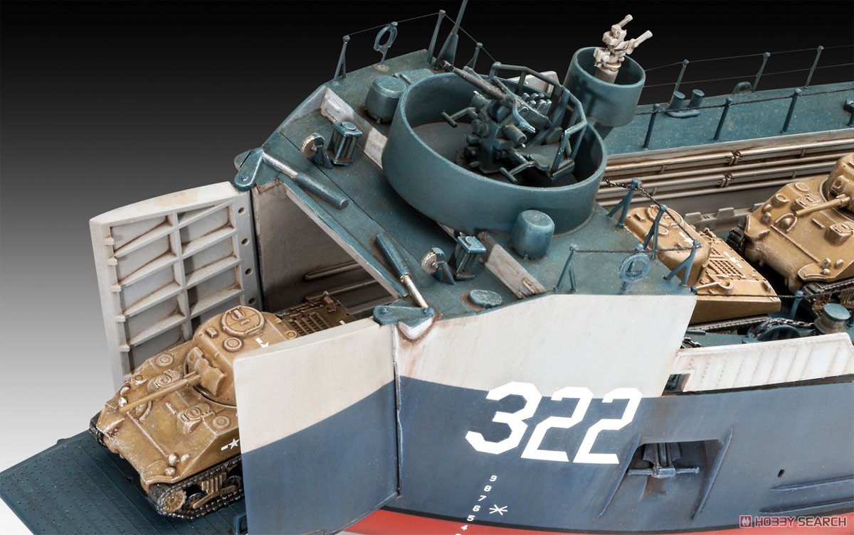 アメリカ海軍 LSM (ボフォース40mm機関砲) (プラモデル) 商品画像2