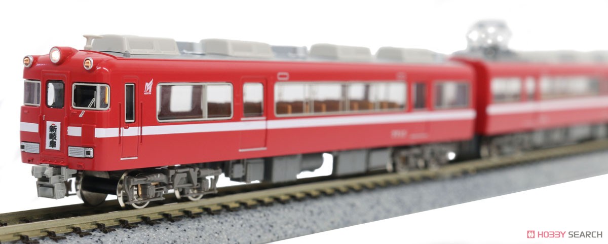 Meitetsu Series 7700 White Stripe Car (without End Panel Window) Standard Two Car Formation Set (w/Motor) (Basic 2-Car Set) (Pre-colored Completed) (Model Train) Item picture7